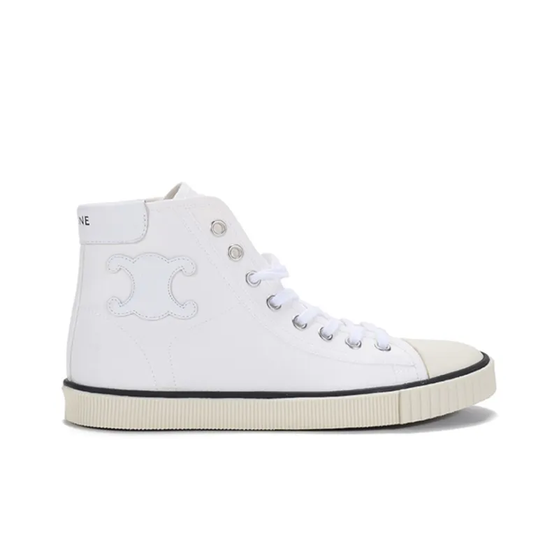 CELINE Blank Mid Lace Up Off White Women's-1
