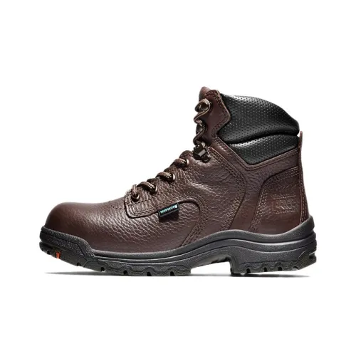 Timberland TiTan Outdoor Boots Women's Mid-Top Dark Brown