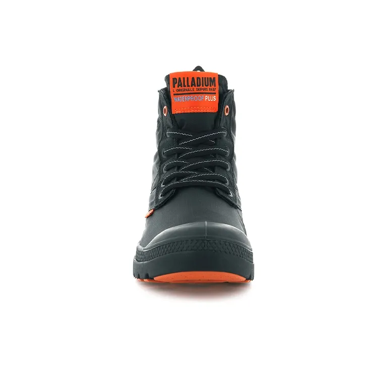 Palladium Pampa Lite+ Vapor Wp+ Anti-Slip And Wear-Resistant Breathable High-Top Canvas Shoes Unisex Black-3