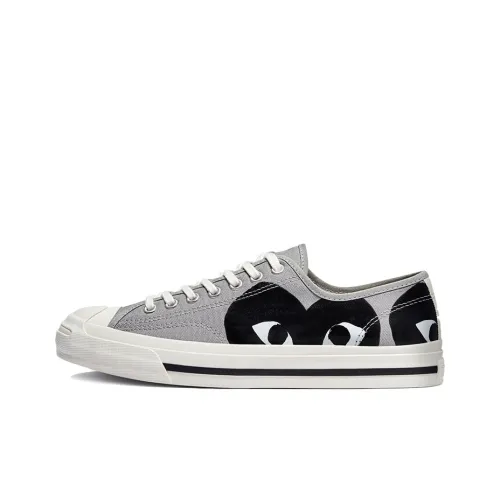 Converse Jack Purcell Comme Des Garcons PLAY Grey Black