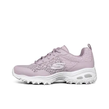 Skechers D'LITES 1.0 Cushioning Breathable Low Top Chunky Sneakers Women's Lavender