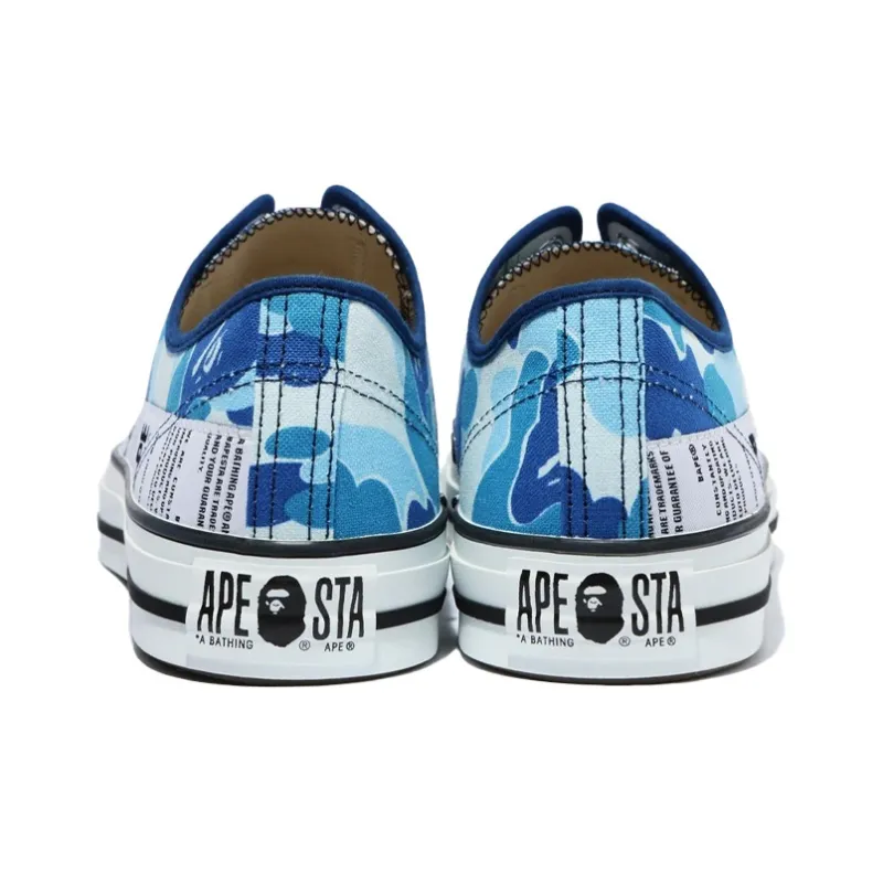 A BATHING APE Bape Abc Camo Ape Sta Low 'Blue'-3