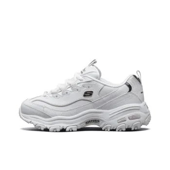 Skechers D'Lites Gs White/Black Women's