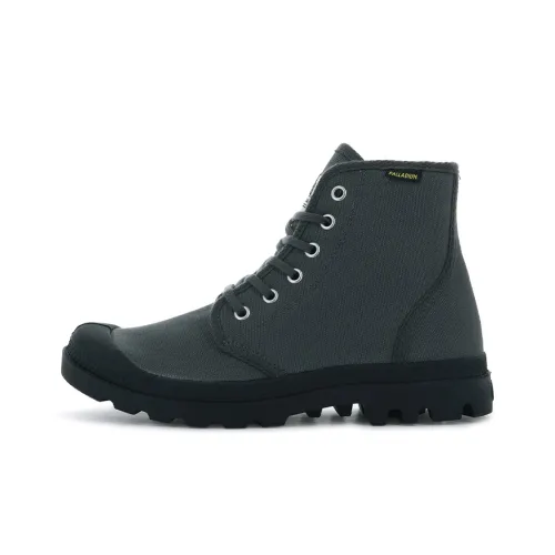 Palladium Pampa Hi Originale Anti-Slip Wear-Resistant High-Top Canvas Shoes Unisex Black