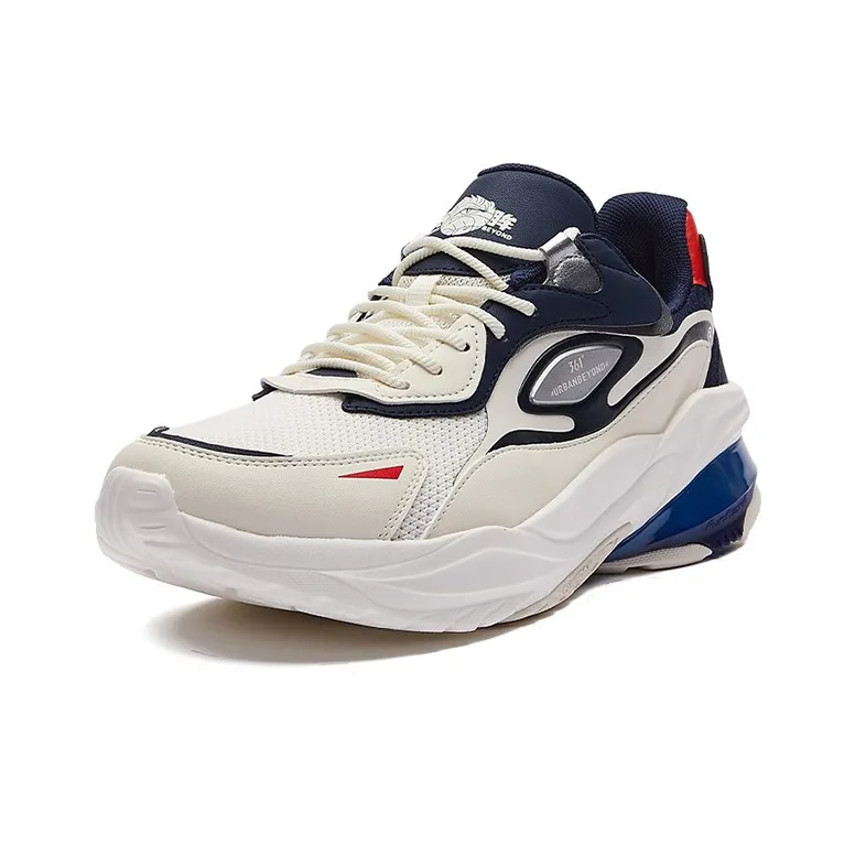 361° Chunky Sneakers Men Low Top Feather White-2