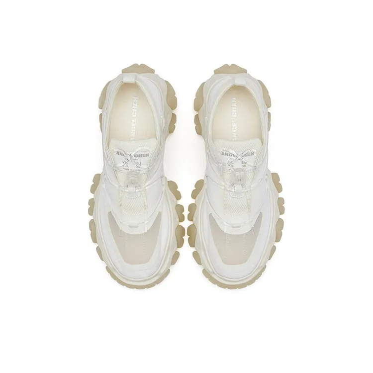 ANGEL CHEN Chunky Sneakers Unisex Low Top White-2