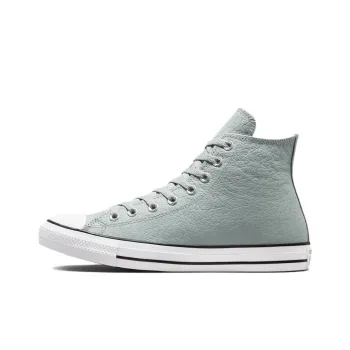 Converse Chuck Taylor All Star Anti-Slip And Wear-Resistant Coverage High-Top Canvas Shoes Unisex Lime Gray