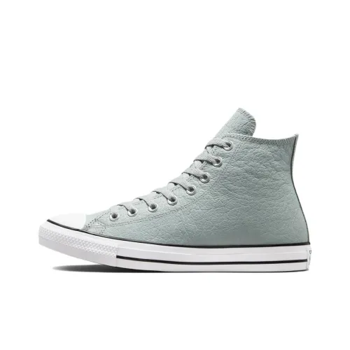 Converse Chuck Taylor All Star Anti-Slip And Wear-Resistant Coverage High-Top Canvas Shoes Unisex Lime Gray