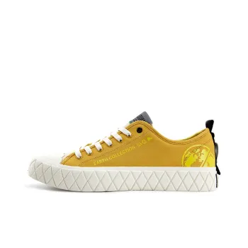 Palladium Palla Ace Anti Slip And Wear Resistant Breathable Low Top Canvas Shoes Unisex Saffron