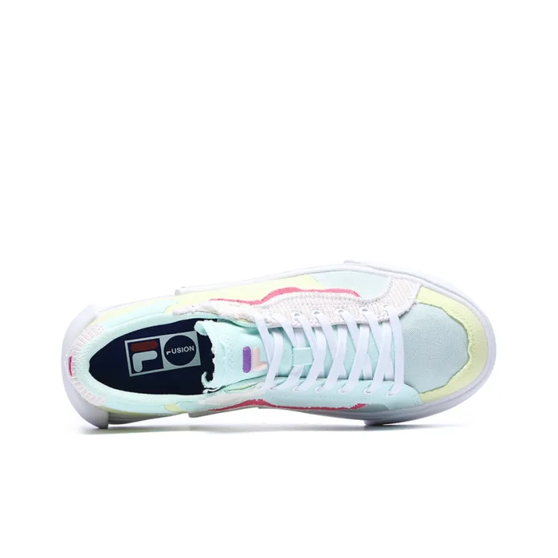 FILA FUSION Canvas Shoes 'White Multi' Women's-2