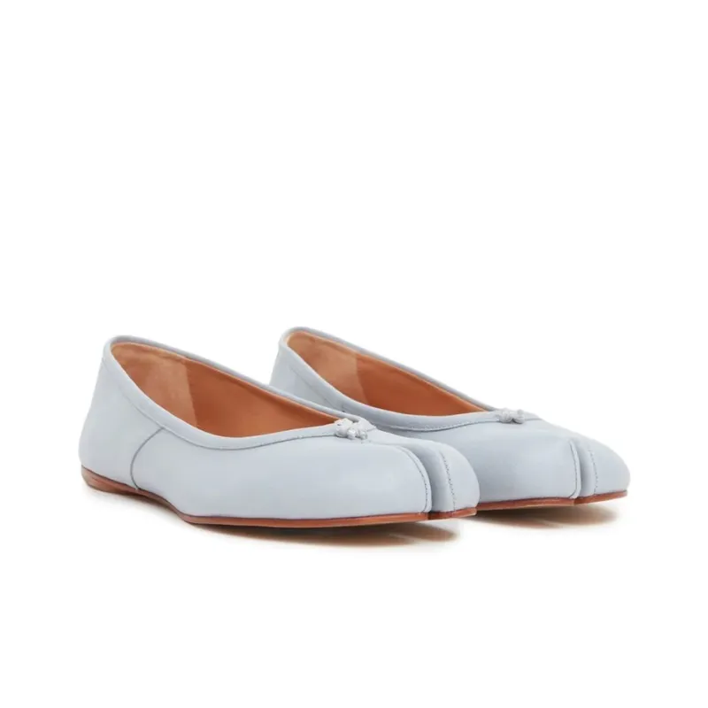 Maison Margiela Tabi Leather Ballerina Shoes-2