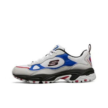 Skechers Stamina Running Shoes White/Black/Blue