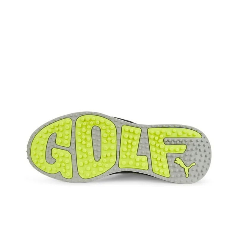 PUMA PUMA Golf Series Gs Fast Abrasion Resistant Low Top Golf Shoes Men's White Gray Yellow-4
