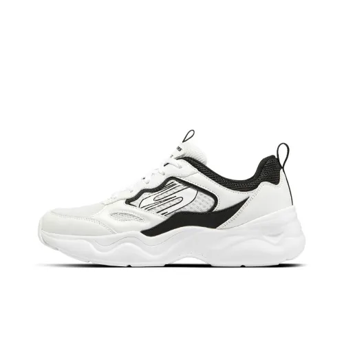 Skechers D'LITES AIRY 3.0 Anti Slip Wear Resistant Low Top Chunky Sneakers Women's White