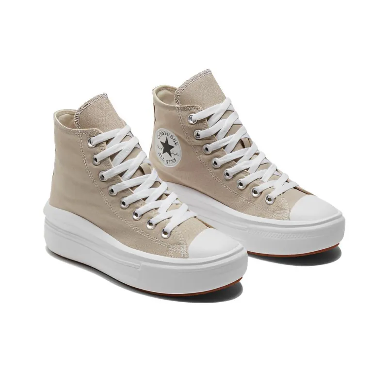 Converse Chuck Taylor All Star Move Platform Hi Beach Stone Women's-2