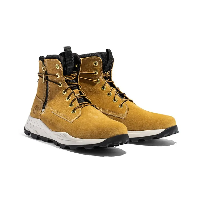 Timberland Brooklyn Side Zip Boot 'Wheat Nubuck With Camo'-2