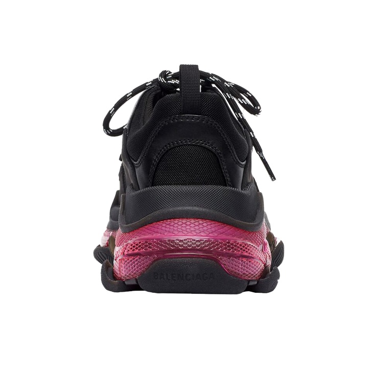 Balenciaga triple s clear sole pink best sale