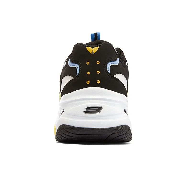 One Piece X Skechers D'Lites 4.0 Chunky Sneakers Women's Low Top Black/Colorful Color-4