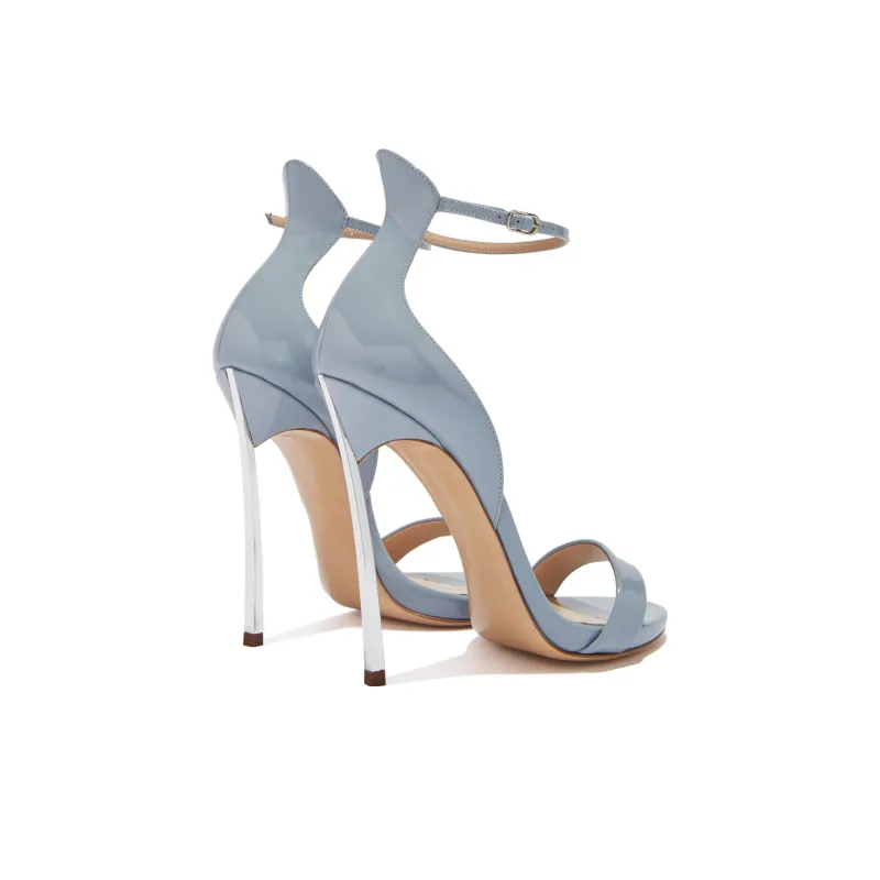 Casadei Cappa Blade Strap Sandals Women's Lime Gray-3