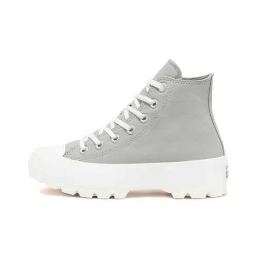 Converse Lugged Canvas Shoes Women's High-Top Gray