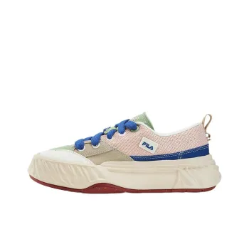 FILA Fosso Anti Slip Wear Resistant Low Top Canvas Shoes Women's Pink Green