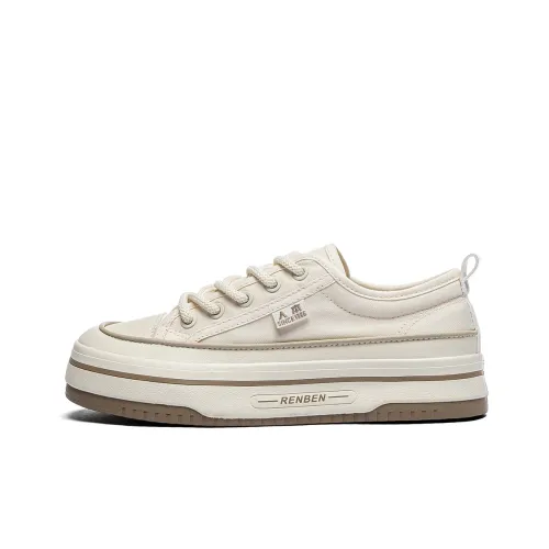 RENBEN Canvas Shoes Women's Low-Top