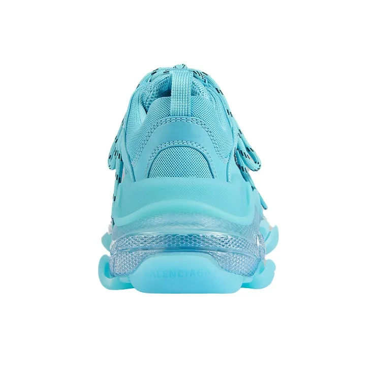 Balenciaga Triple S Clear Sole Turquoise Women's-4