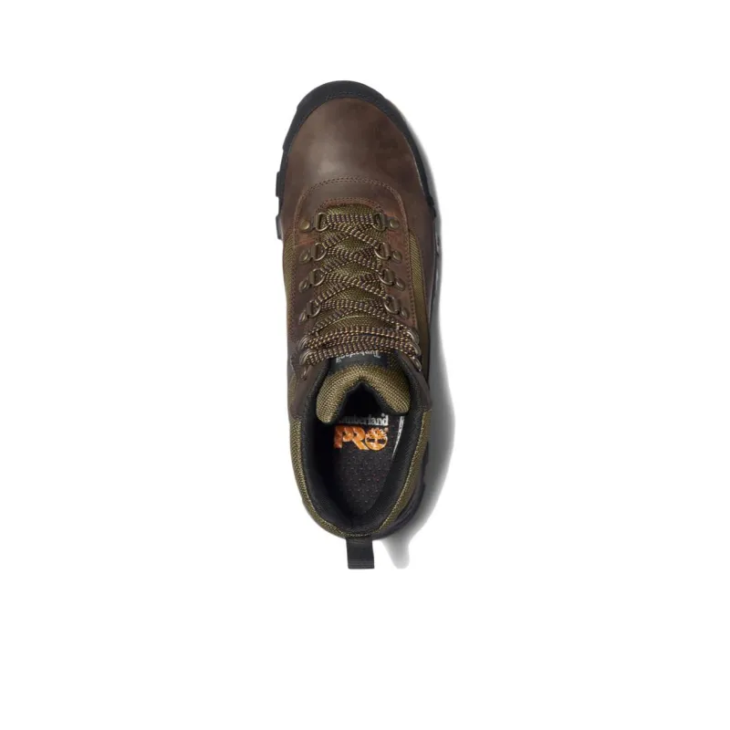 Timberland Keele Ridge Wear-Resistant Ankle-Length Outdoor Boots Brown Green-3