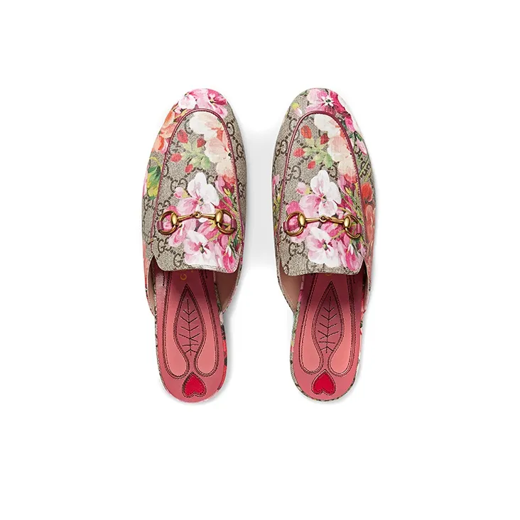 GUCCI Princetown Casual Single Shoes Women's Pink-2