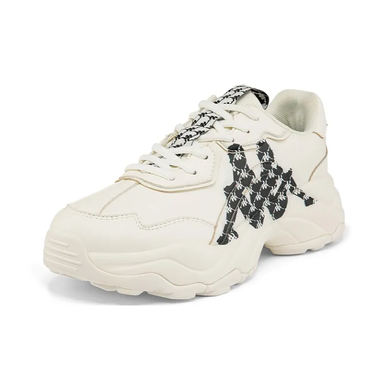 Kappa Anti Slip Wear Resistant Low Top Chunky Sneakers Unisex Korean White-2