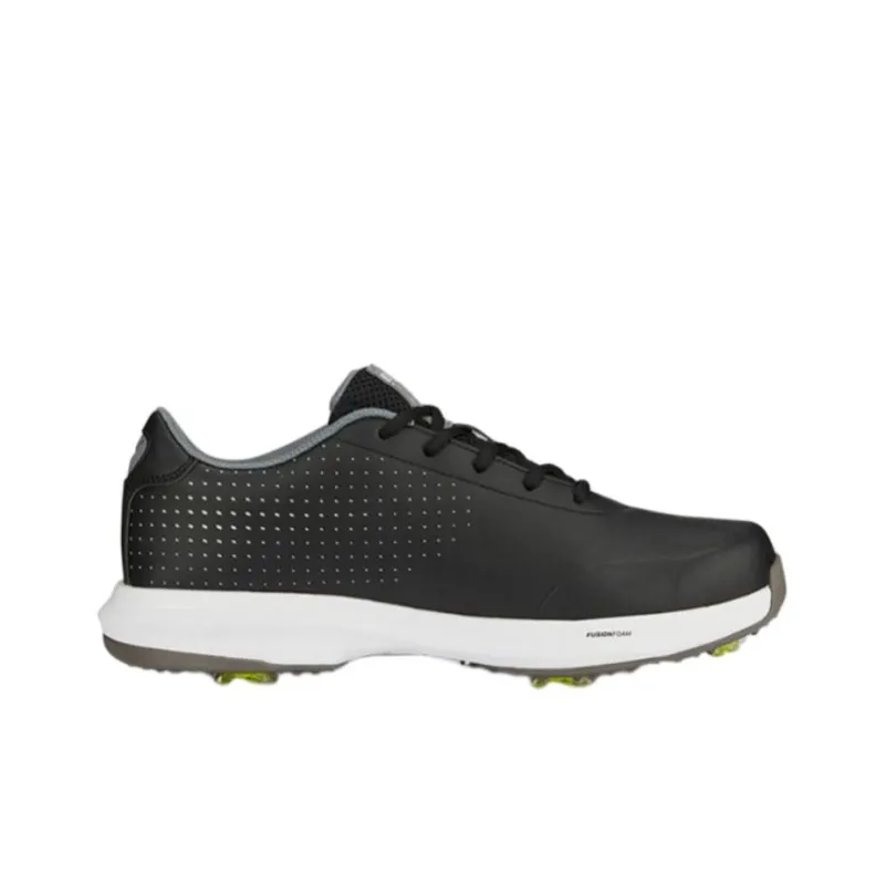 PUMA Fusion Tech Anti Slip Wear Resistant Low Top Golf Shoes Men's Black-1