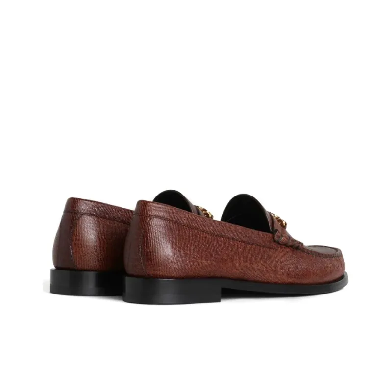 CELINE Triomphe Casual Single Shoes Men's Dark Brown-4