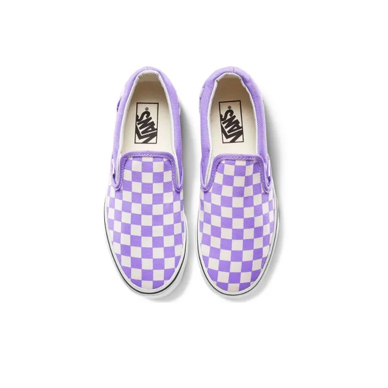 Vans Slip-On  Classic  'Checkerboard - Violet Tulip'-2