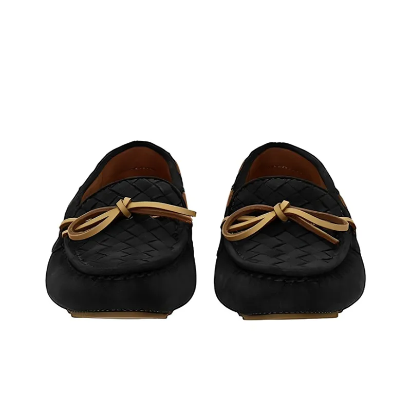 Bottega Veneta Casual Loafers Shoes Women's Dark Gray-2