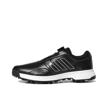 Adidas Cp Traxion Boa Wear-Resistant Low-Top Golf Shoes Men's Black