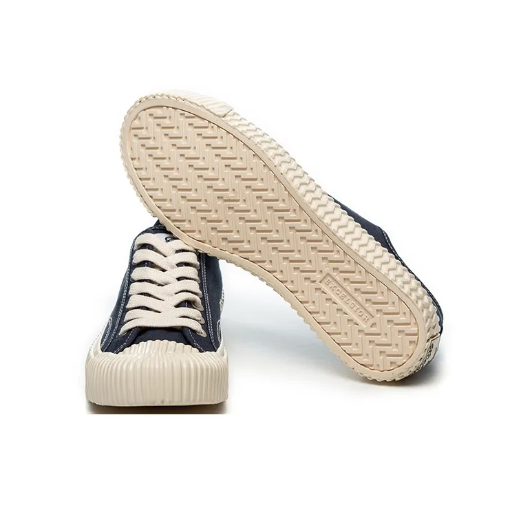 Excelsior Canvas Shoes Unisex Low Top Dark Blue-4