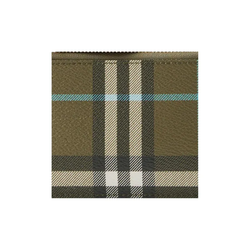 Burberry Calfskin Embellishment Coin Purse Small Size Women's Olive Green-4