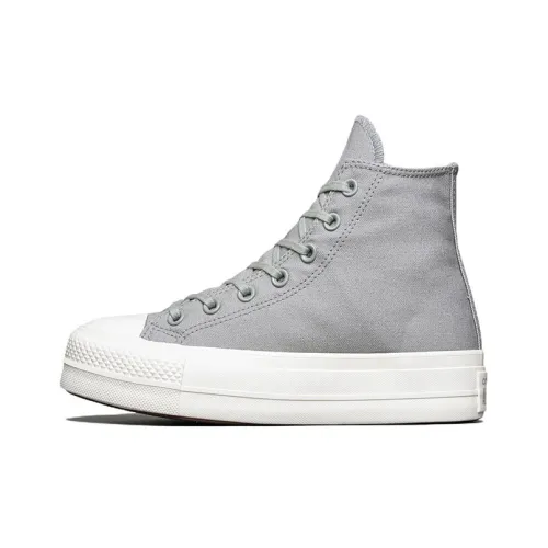 Converse Chuck Taylor All Star Canvas Shoes Women's High-Top Gray/White