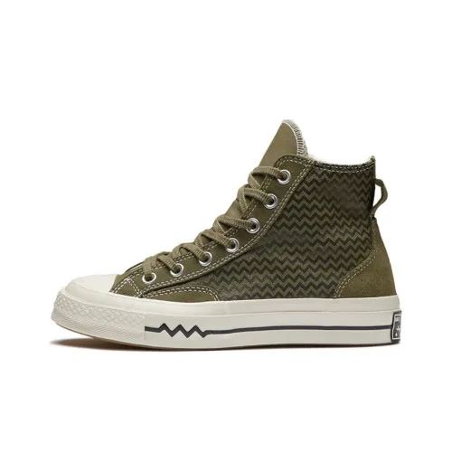 Converse 1970s Canvas Shoes Women's High-Top Green/Black