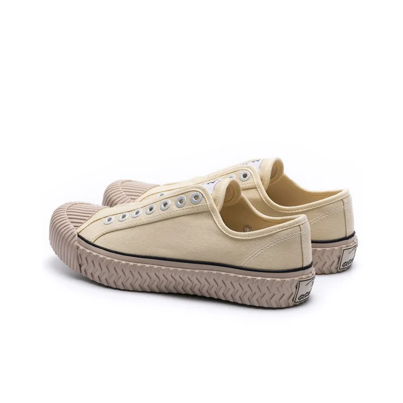 Excelsior Canvas Shoes Women's Low Top Cream-2
