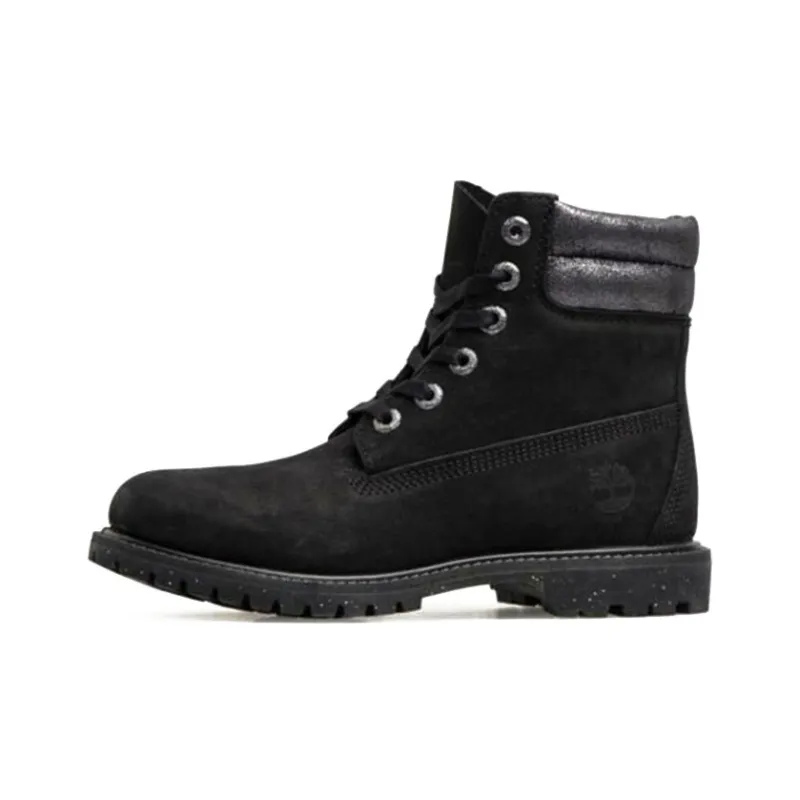 Timberland 6 Inch Waterville Double Collar Boots 'Black' Women's-0