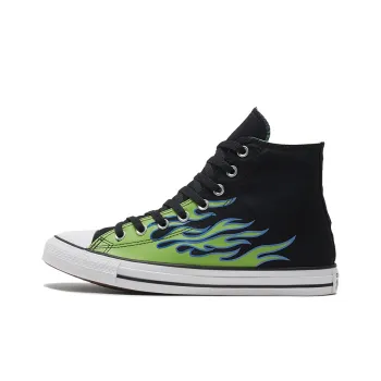 Converse Chuck Taylor All Star 'Black Green Flame'