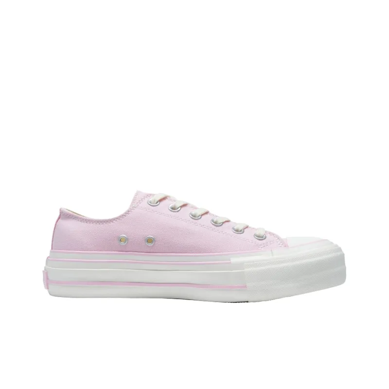 GOOD BAI Canvas Shoes Unisex Low Top Pink-1