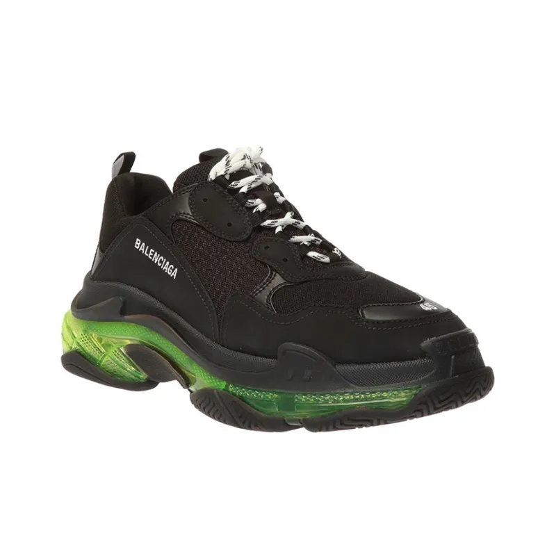 Balenciaga Triple S Sneaker 'Black Yellow Fluo'-2