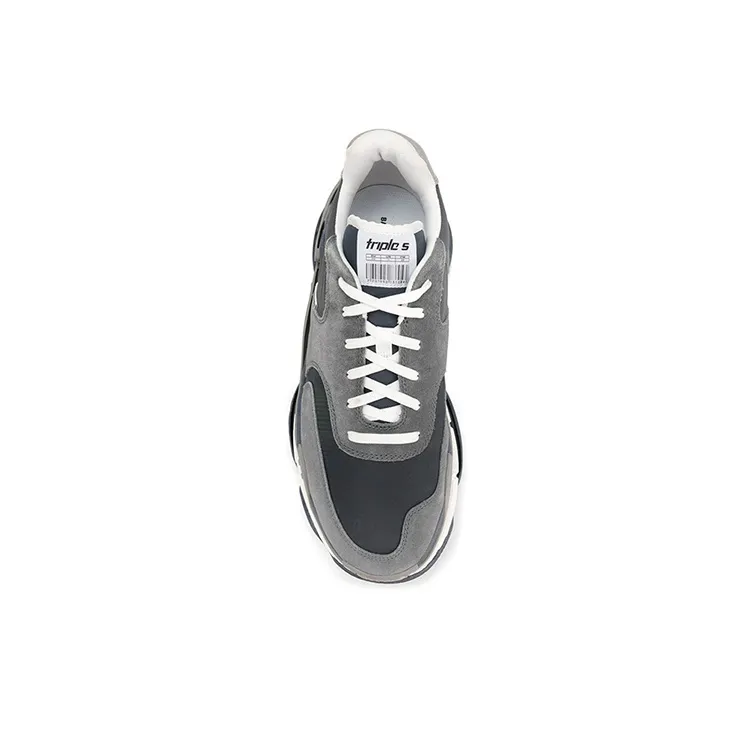 Balenciaga Triple S 2.0 Suede Grey Black-4