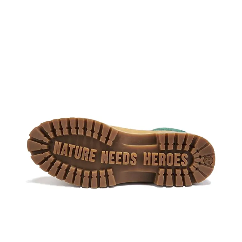 Timberland 6 Inch Premium Waterproof ReBOTL Wide Fit Boot 'Wheat Nubuck And Fabric'-3