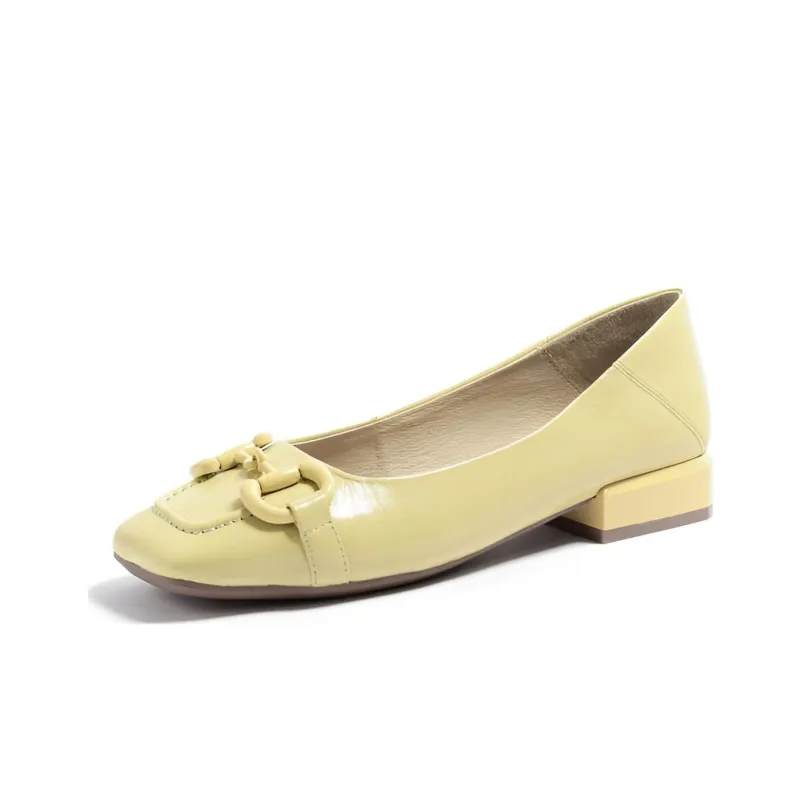 STEVE MADDEN Casual Single Shoes Women's Yellow-2