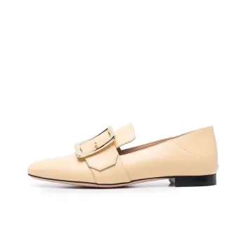 BALLY Leather Buckled Pumps