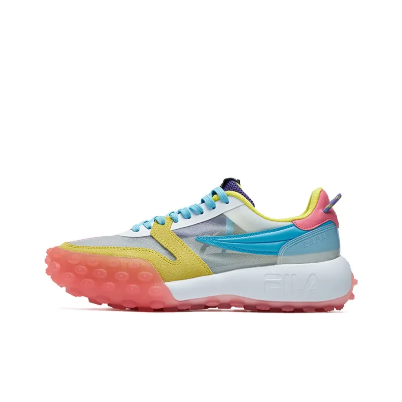 FILA Gara Chunky Sneakers Women's Low Top FILA White/Radiant Yellow-0