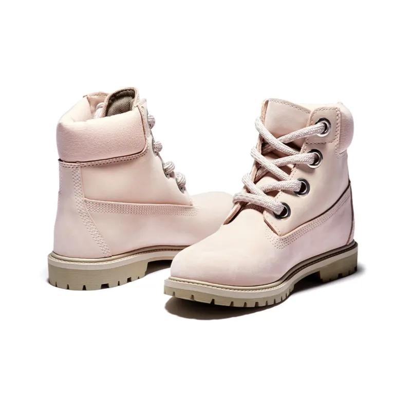 Timberland Heritage 6 Inch Waterproof Boots 'Light Pink Nubuck' Women's-2